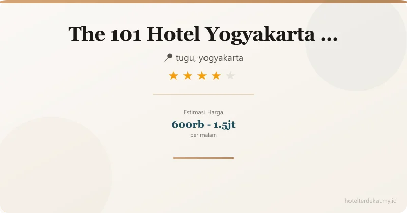 The 101 Hotel Yogyakarta Tugu - Hotel 4 bintang di tugu, yogyakarta