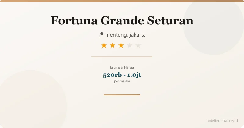 Fortuna Grande Seturan - Hotel 3 bintang di menteng, jakarta