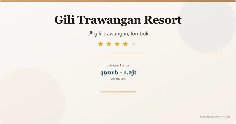 Gili Trawangan Resort - Hotel 4 bintang di gili-trawangan, lombok