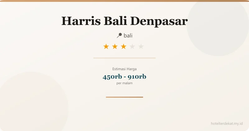 Harris  Bali Denpasar - Hotel 3 bintang di bali