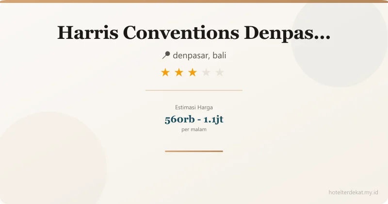 Harris Conventions Denpasar Bali - Hotel 3 bintang di denpasar, bali