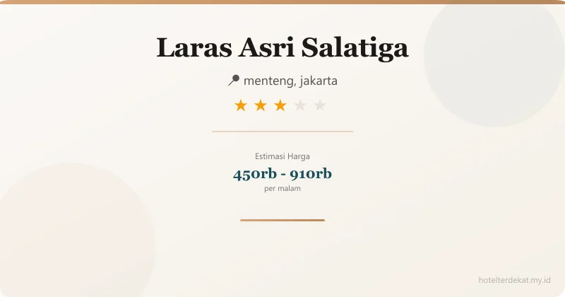Laras Asri  Salatiga - Hotel 3 bintang di menteng, jakarta