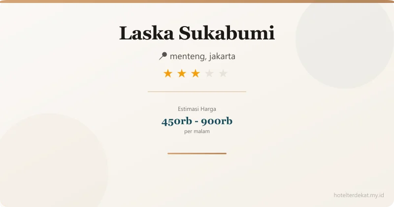 Laska  Sukabumi - Hotel 3 bintang di menteng, jakarta