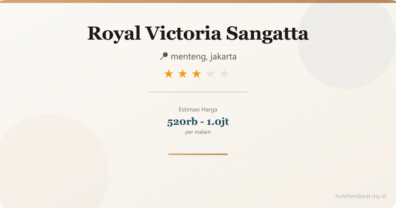 Royal Victoria Sangatta - Hotel 3 bintang di menteng, jakarta