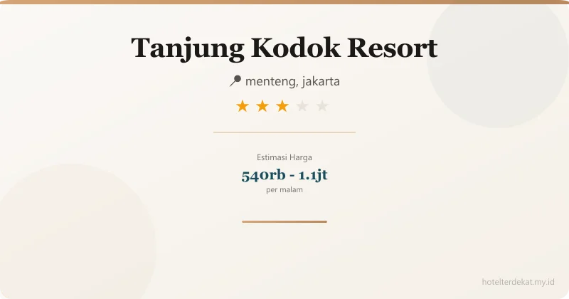 Tanjung Kodok Resort - Hotel 3 bintang di menteng, jakarta