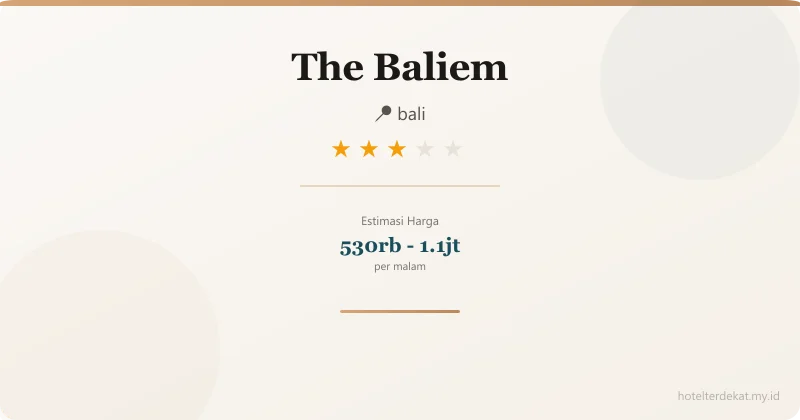 The Baliem - Hotel 3 bintang di bali