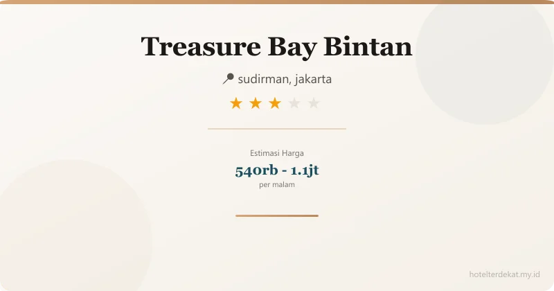 Treasure Bay Bintan - Hotel 3 bintang di sudirman, jakarta