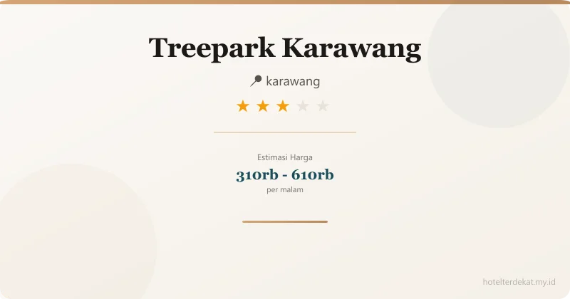 Treepark  Karawang - Hotel 3 bintang di karawang