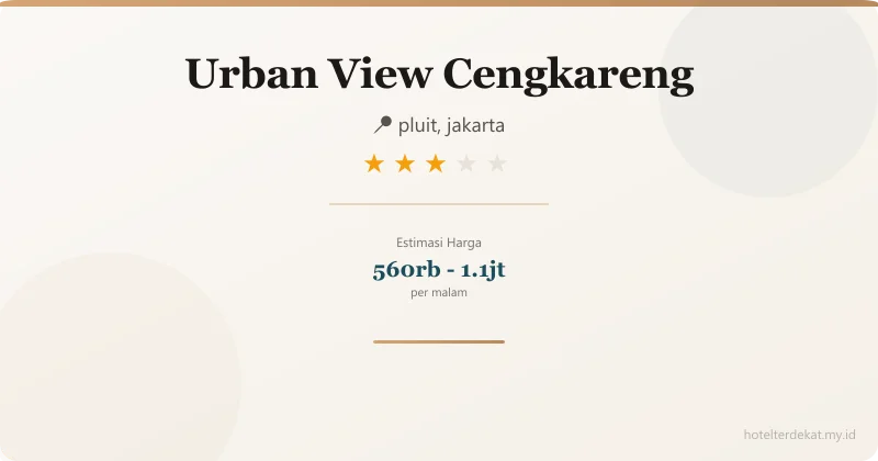 Urban View  Cengkareng - Hotel 3 bintang di pluit, jakarta