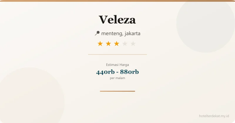 Veleza - Hotel 3 bintang di menteng, jakarta